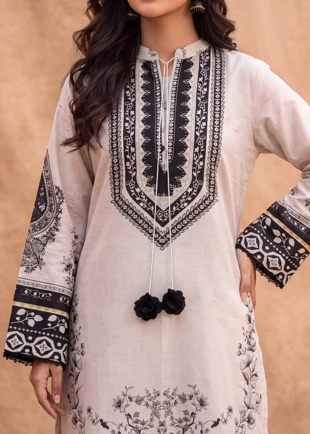 Barzeena Premium Fabric Pakistani Summer Dresses - Sahiba-clothing - 4