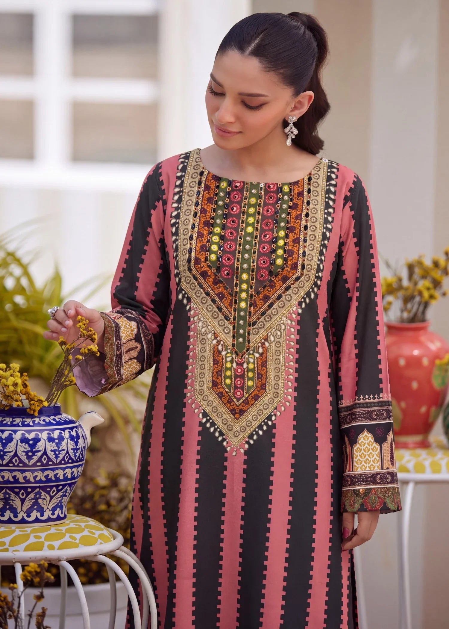 Farsoob Premium Fabric Pakistani Summer Dresses - Sahiba-clothing - 3