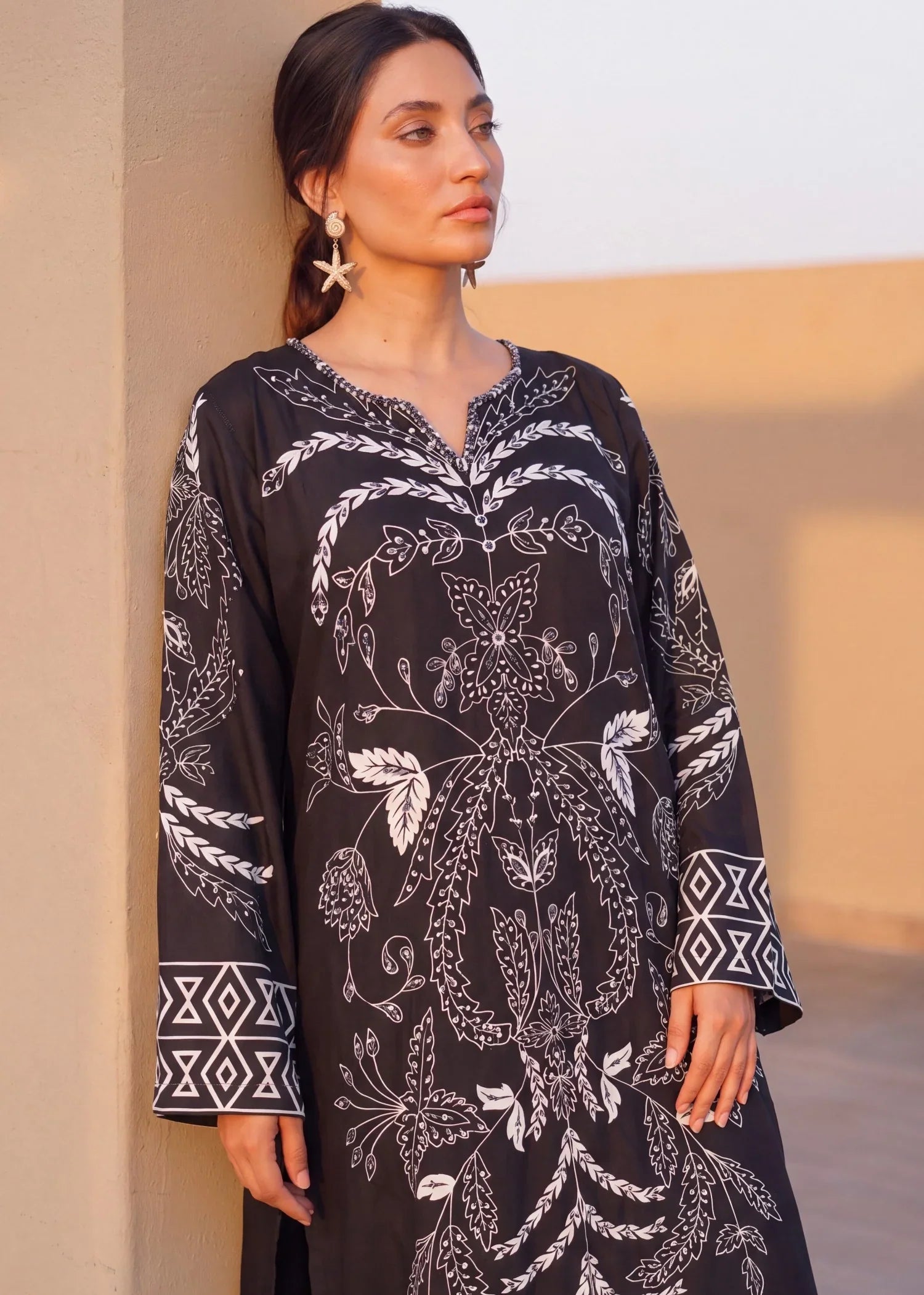 Tazyin Premium Fabric Pakistani Summer Dresses - Sahiba-clothing - 4