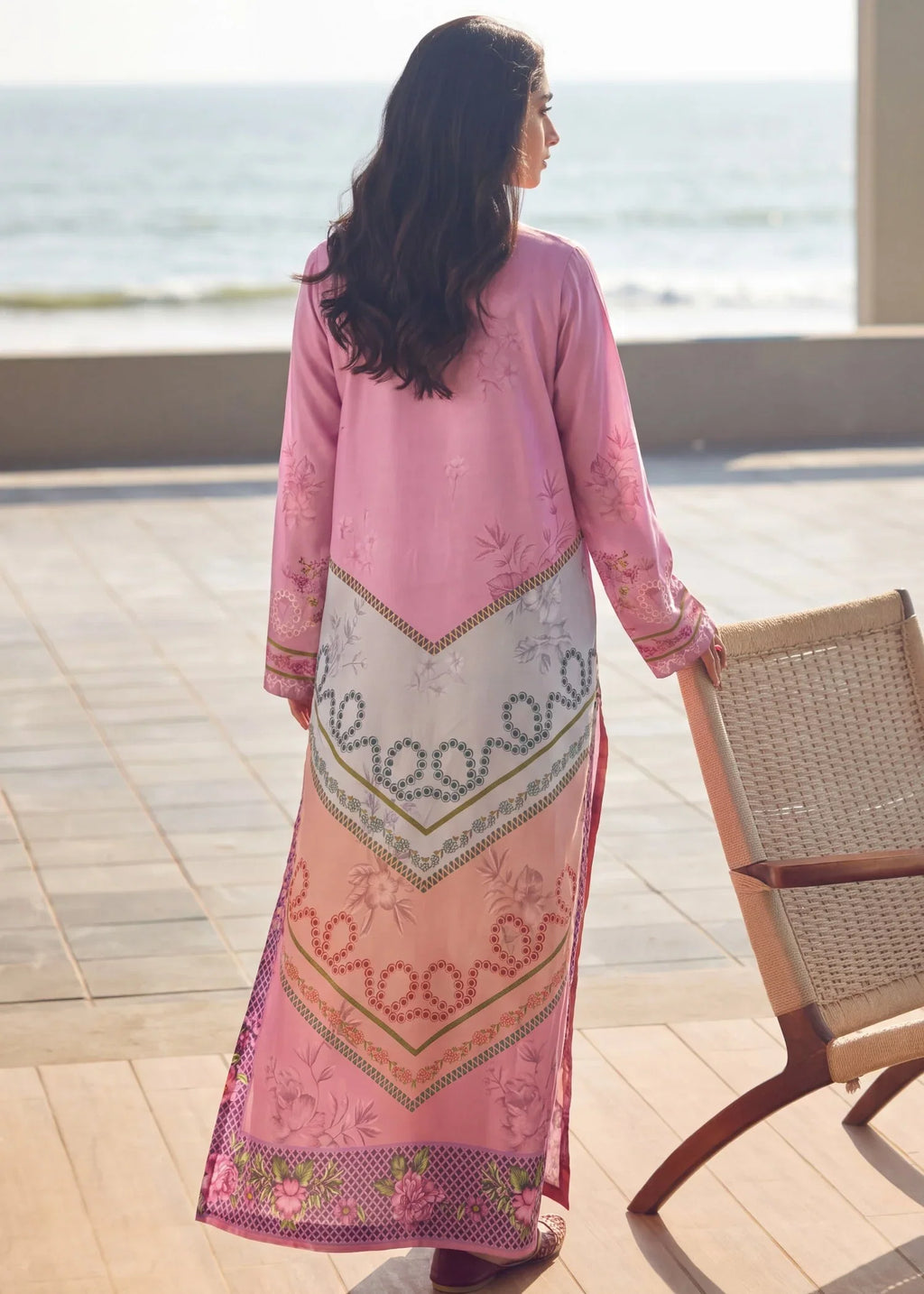 Mehshar Lailac Premium Fabric Pakistani Summer Dresses - Sahiba-clothing - 2