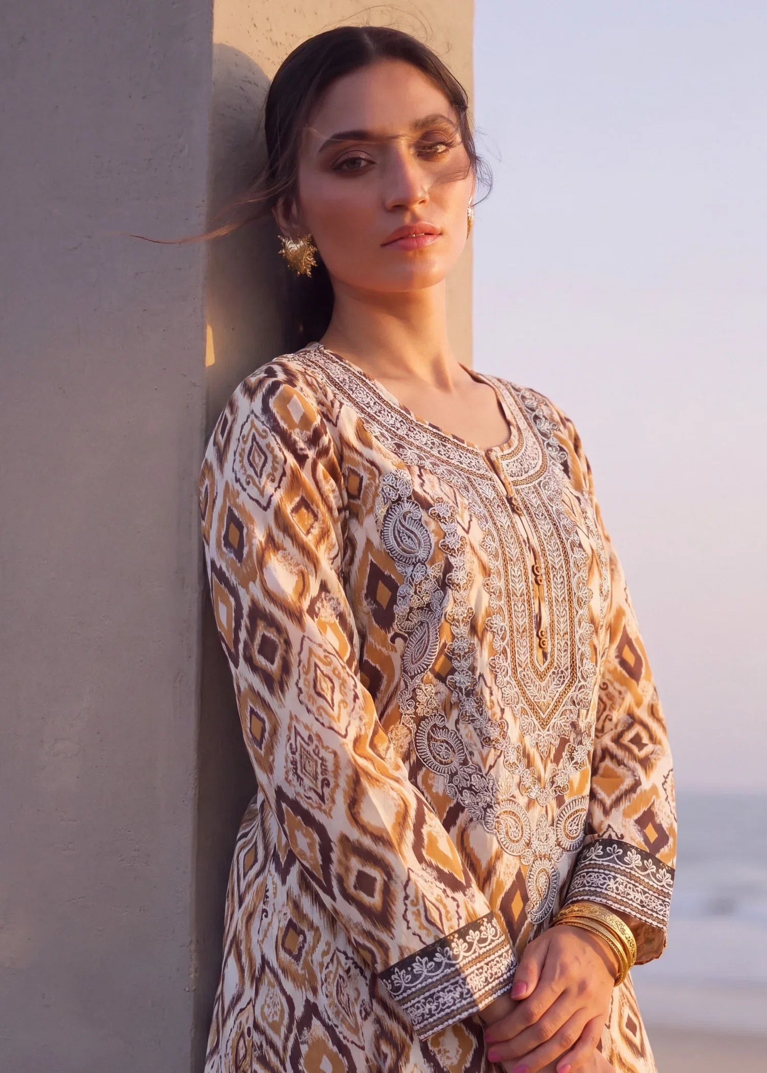 Mahora Premium Fabric Pakistani Summer Dresses - Sahiba-clothing - 4