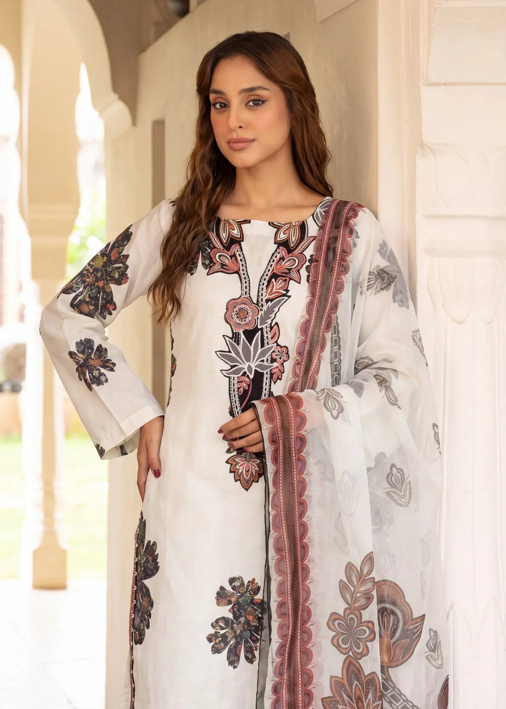 Simorgh Premium Fabric Pakistani Summer Dresses - Sahiba-clothing - 3