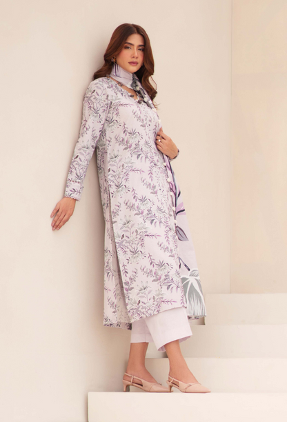 La vie - D04 Khaddar Pakistani Winter Dresses - Humdum - 2