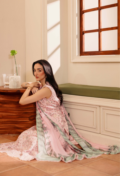 MIRAL - D07 Chiffon Pakistani Winter Dresses - Humdum - 4