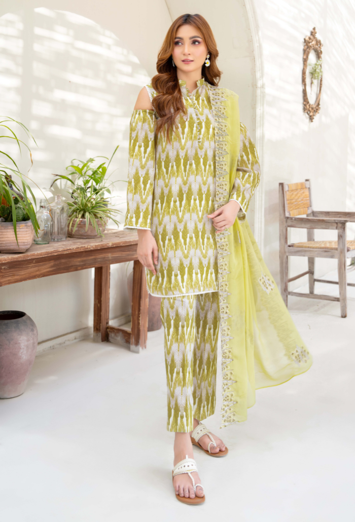 Ziva - D05 Chiffon Pakistani Summer Dresses - Humdum - 1