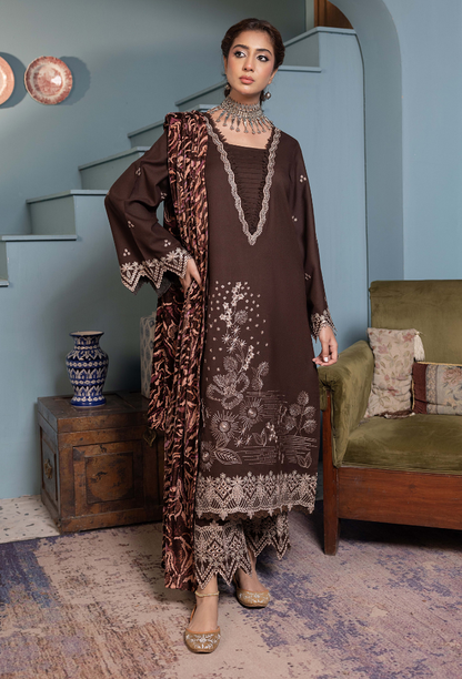 ZOUQ - D10 Premium Fabric Pakistani Winter Dresses - Humdum - 3