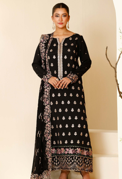Rabt - D01 Raw Silk Pakistani Formal Dresses - Humdum - 4