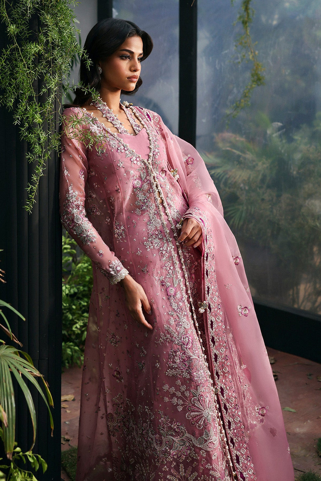 Seraira Organza Pakistani Formal Dresses - Afrozeh - 4