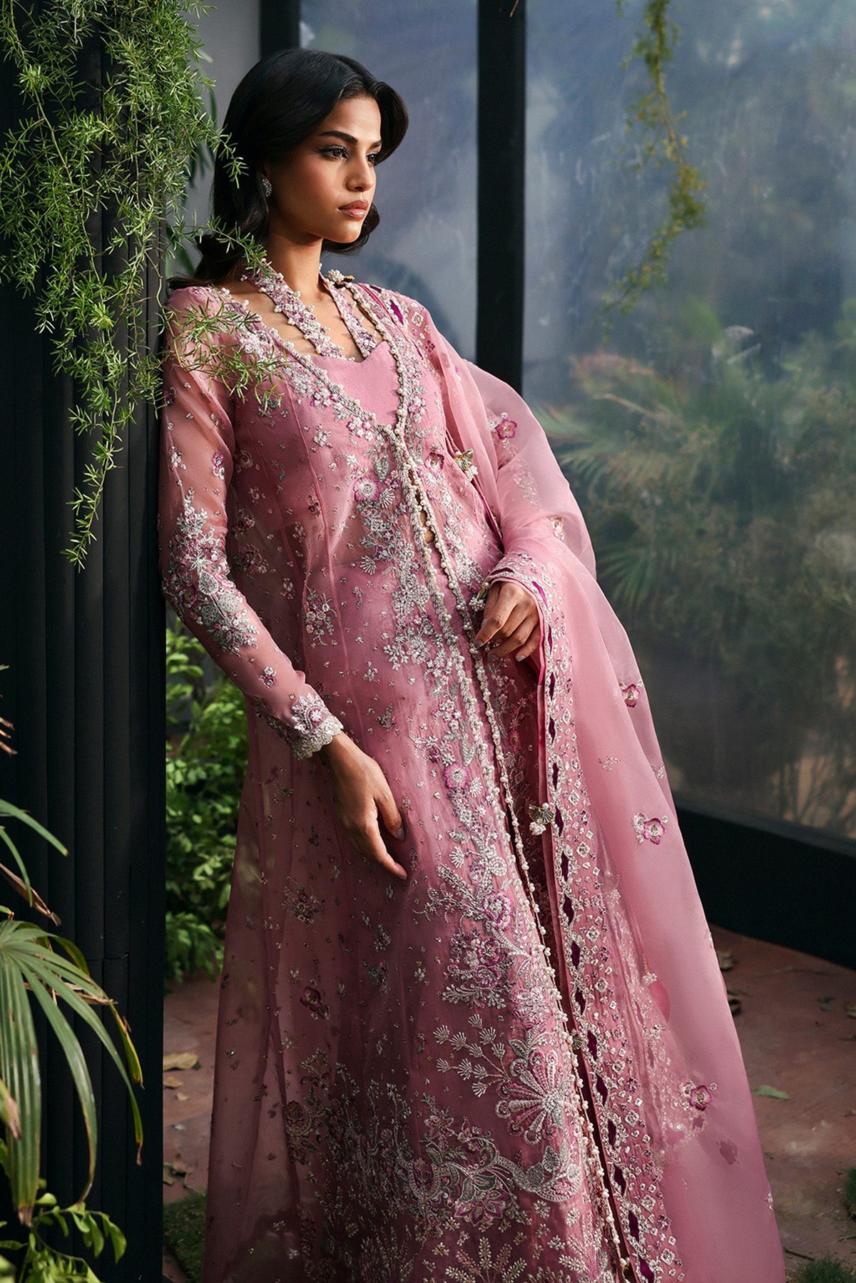 Seraira Organza Pakistani Formal Dresses - Afrozeh - 4