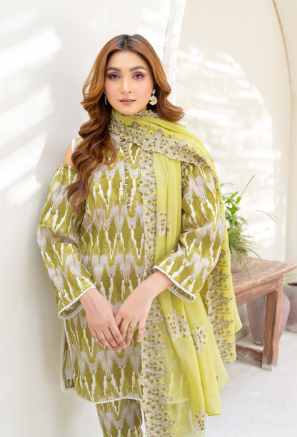 Ziva - D05 Chiffon Pakistani Summer Dresses - Humdum - 4