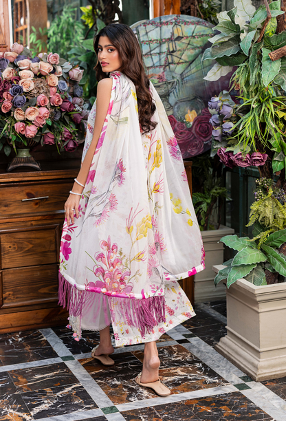 EDEN GARDEN CHAPTER 2 D04 Chiffon Pakistani Summer Dresses - Humdum - 2