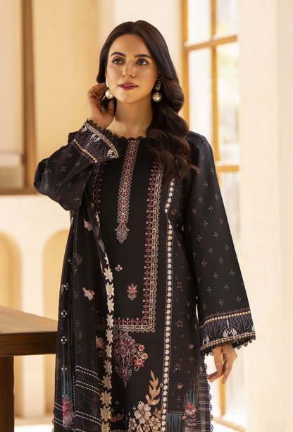 Zarwisha-D02 Chiffon Pakistani Summer Dresses - Humdum - 4