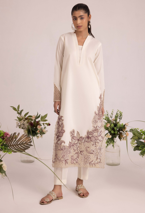 Pret 2 - D02 Lawn Pakistani Summer Dresses - Humdum - 1