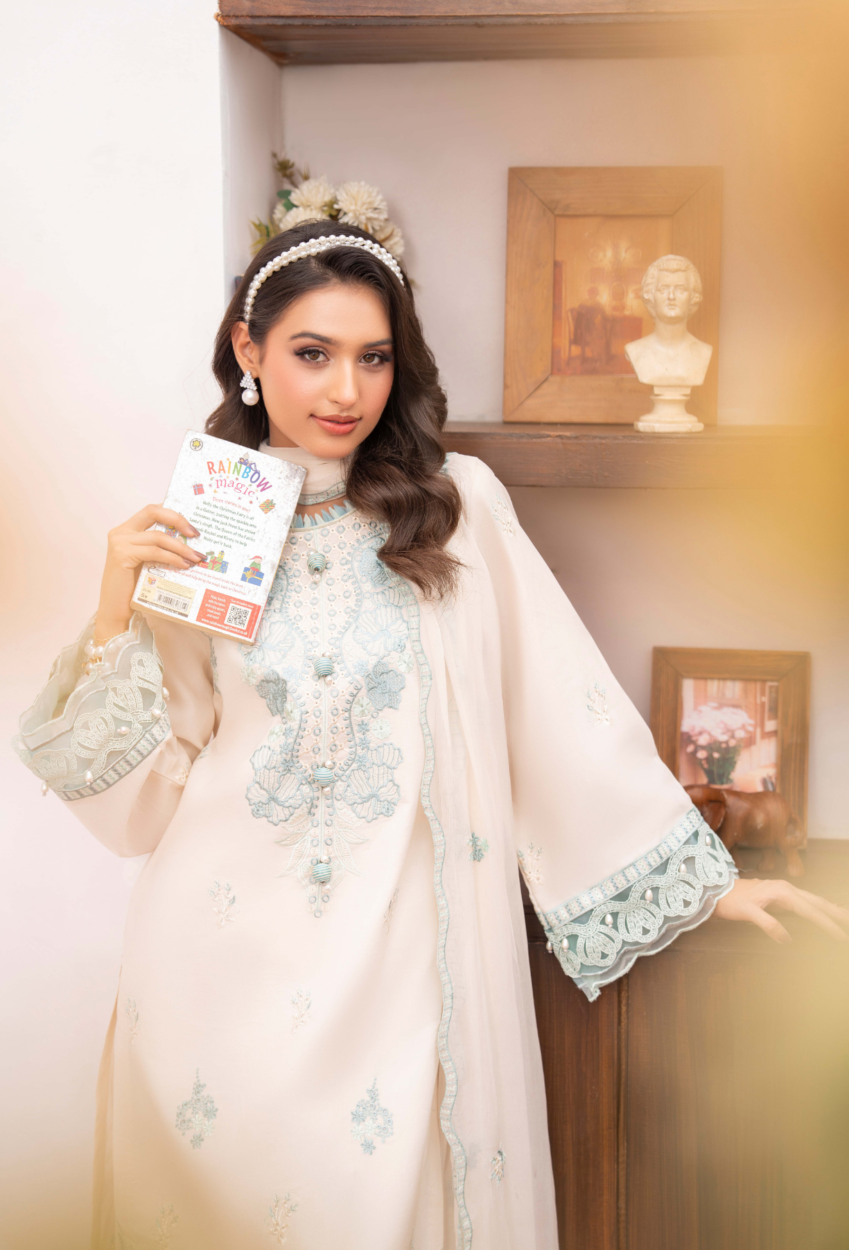 NAYAB - D04 Chiffon Pakistani Summer Dresses - Humdum - 4