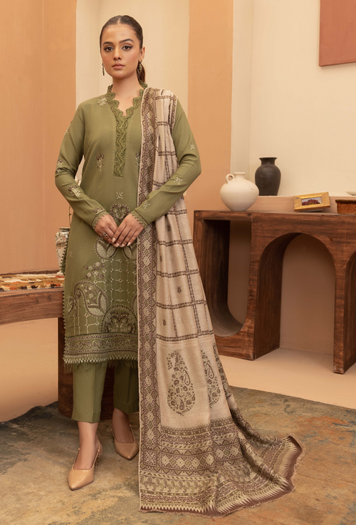 Carvan-D04 Premium Fabric Pakistani Winter Dresses - Humdum - 1