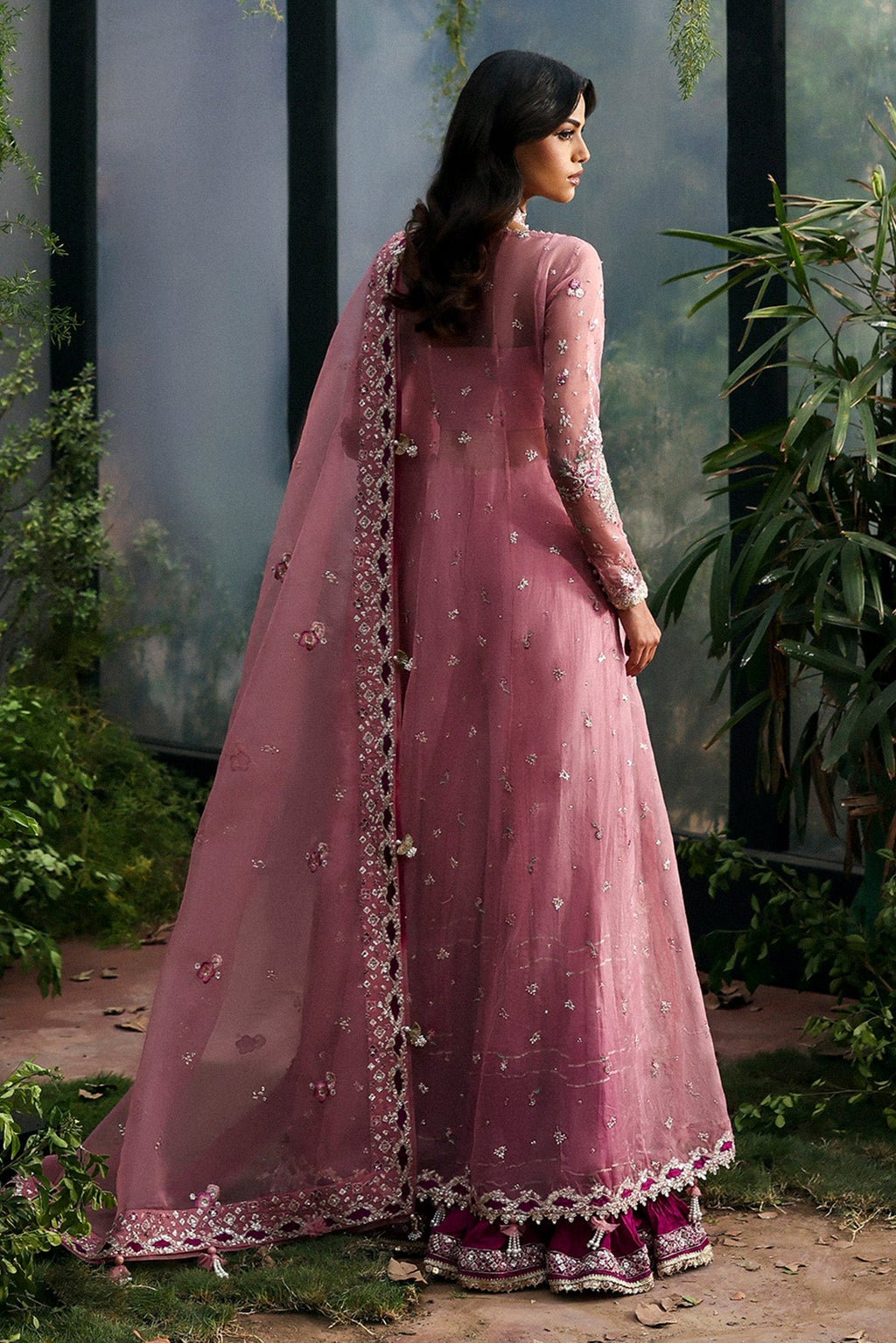 Seraira Organza Pakistani Formal Dresses - Afrozeh - 2