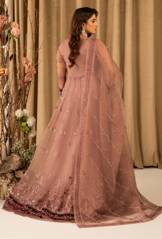 HOC - D12 Raw Silk Pakistani Formal Dresses - Humdum - 2