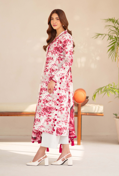 La vie - D10 Khaddar Pakistani Winter Dresses - Humdum - 2