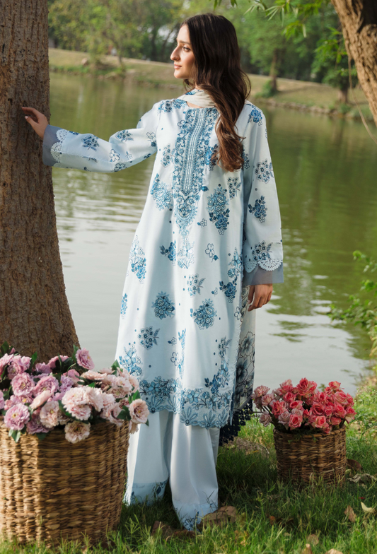 Summer Breeze - D10 Chiffon Pakistani Summer Dresses - Humdum - 1