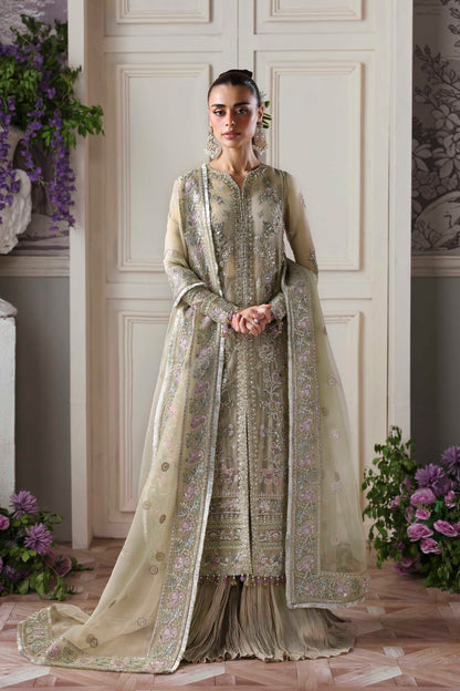 Obsidian Raw Silk Pakistani Formal Dresses