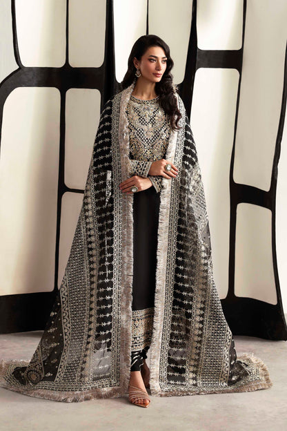 Onyx Organza Pakistani Formal Dresses - Akbar Aslam - 4