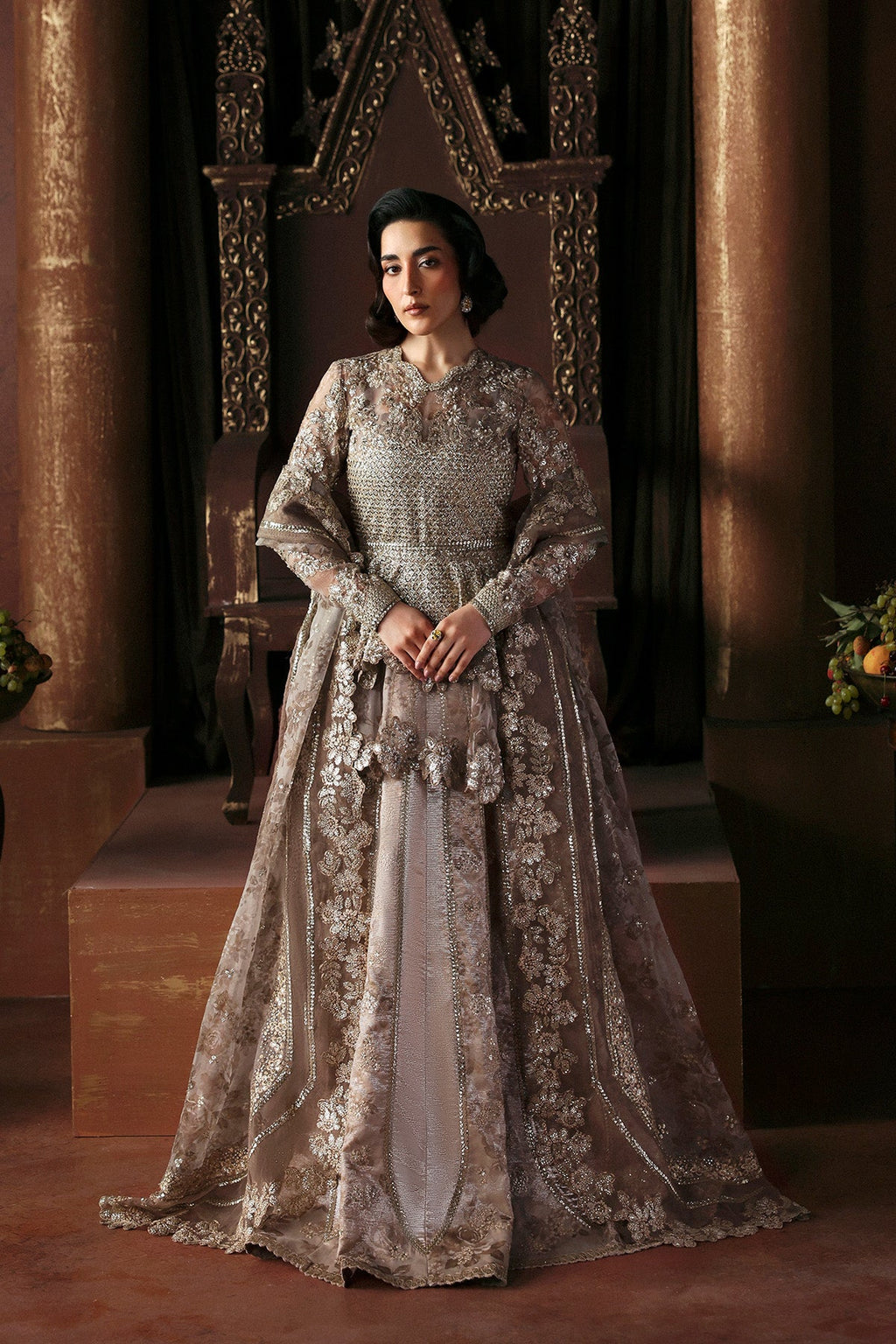 Priestess Premium Fabric Pakistani Bridal and Formal Dresses - Afrozeh - 1