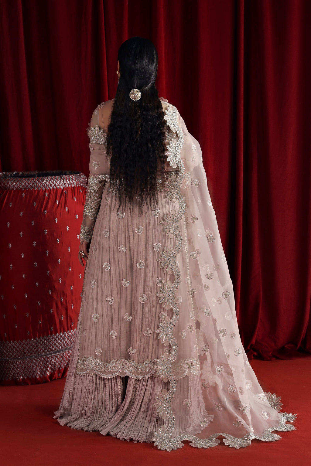 Shahnaz Raw Silk Pakistani Formal Dresses - Akbar Aslam - 3