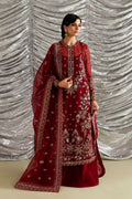 Dilafroz Raw Silk Pakistani Formal Dresses - Akbar Aslam - 1