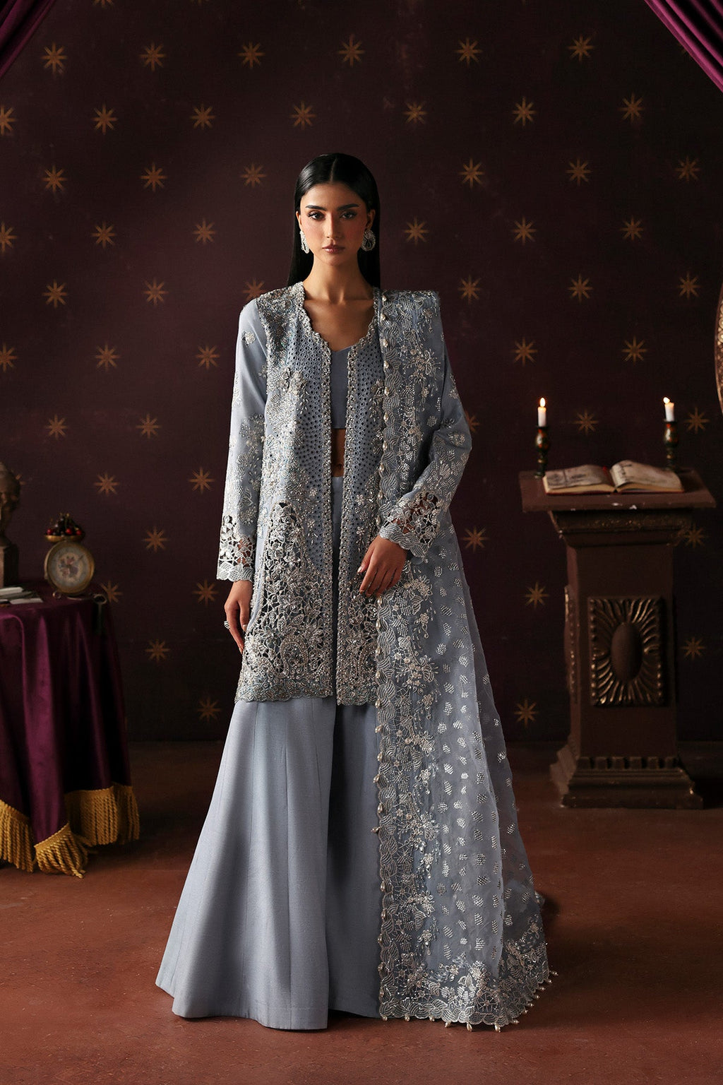 Magician Premium Fabric Pakistani Formal Dresses - Afrozeh - 1