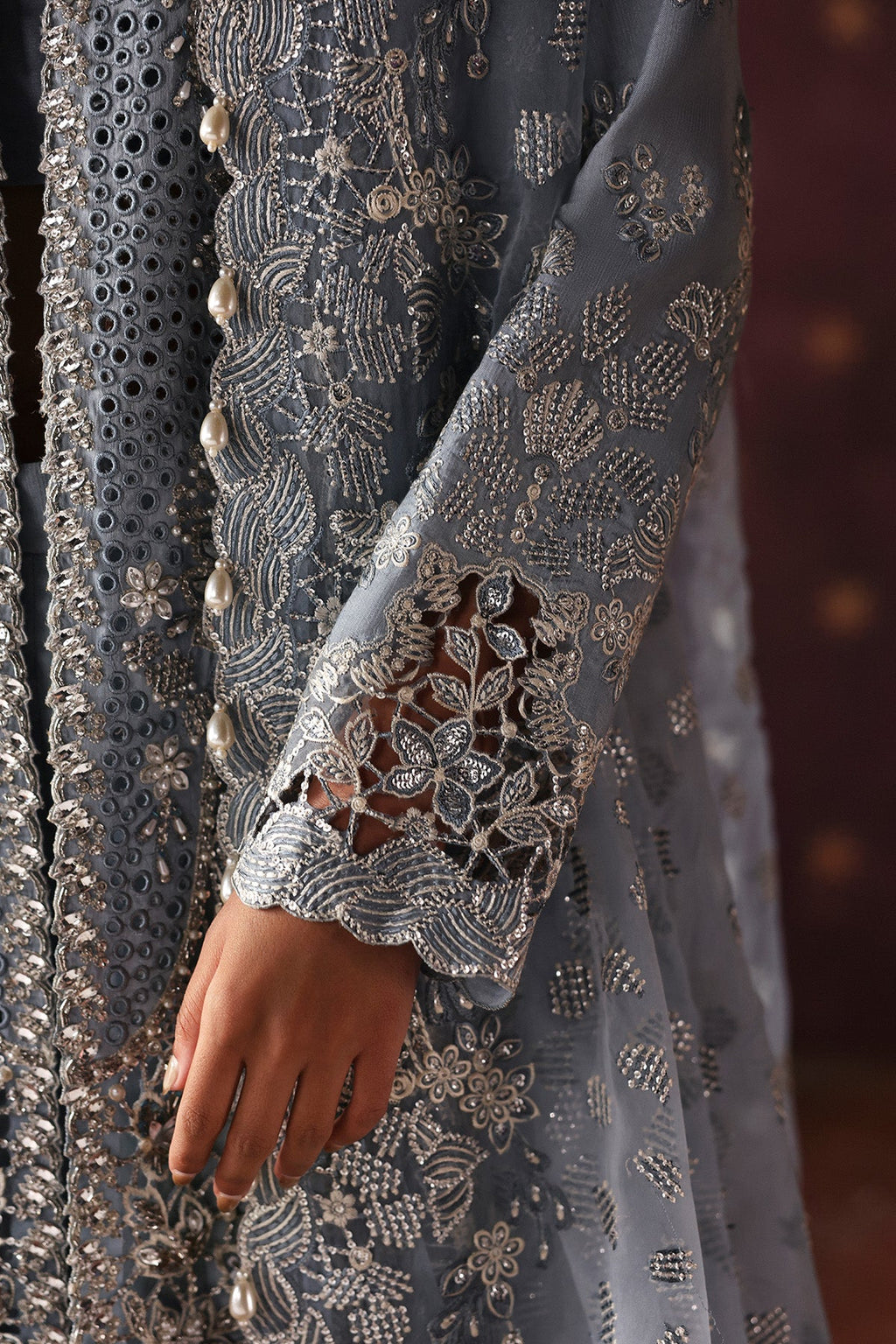 Magician Premium Fabric Pakistani Formal Dresses - Afrozeh - 5