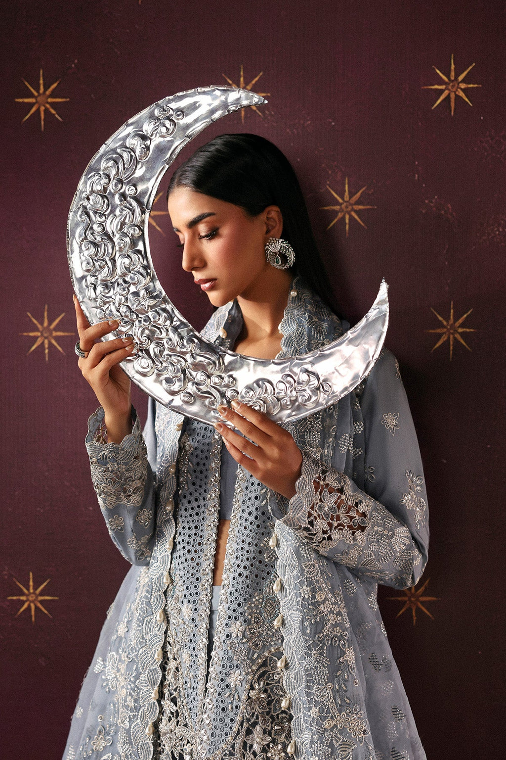Magician Premium Fabric Pakistani Formal Dresses - Afrozeh - 4