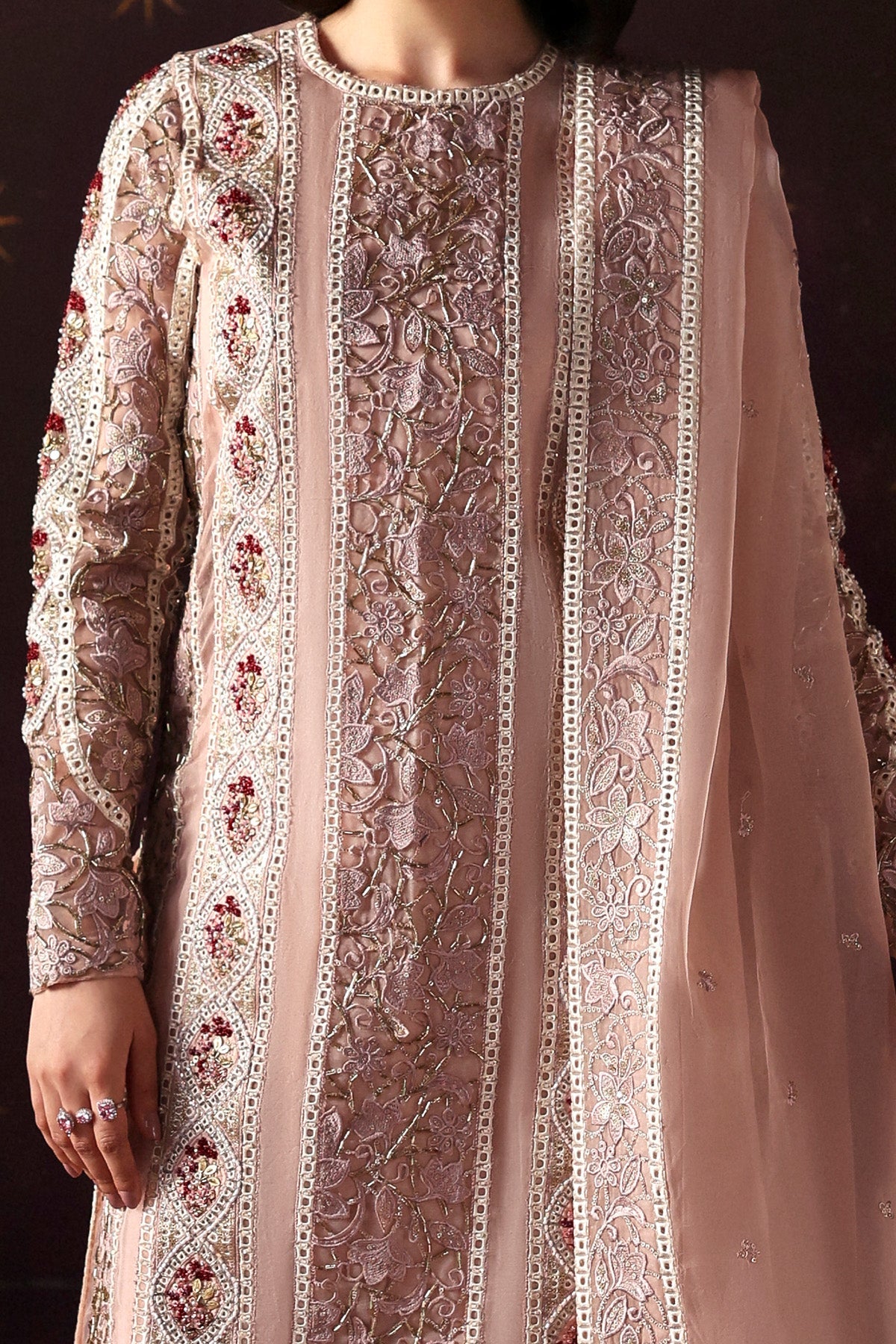 Hermit Premium Fabric Pakistani Formal Dresses - Afrozeh - 3