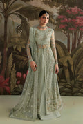Zohal Raw Silk Pakistani Formal Dresses - Akbar Aslam - 1