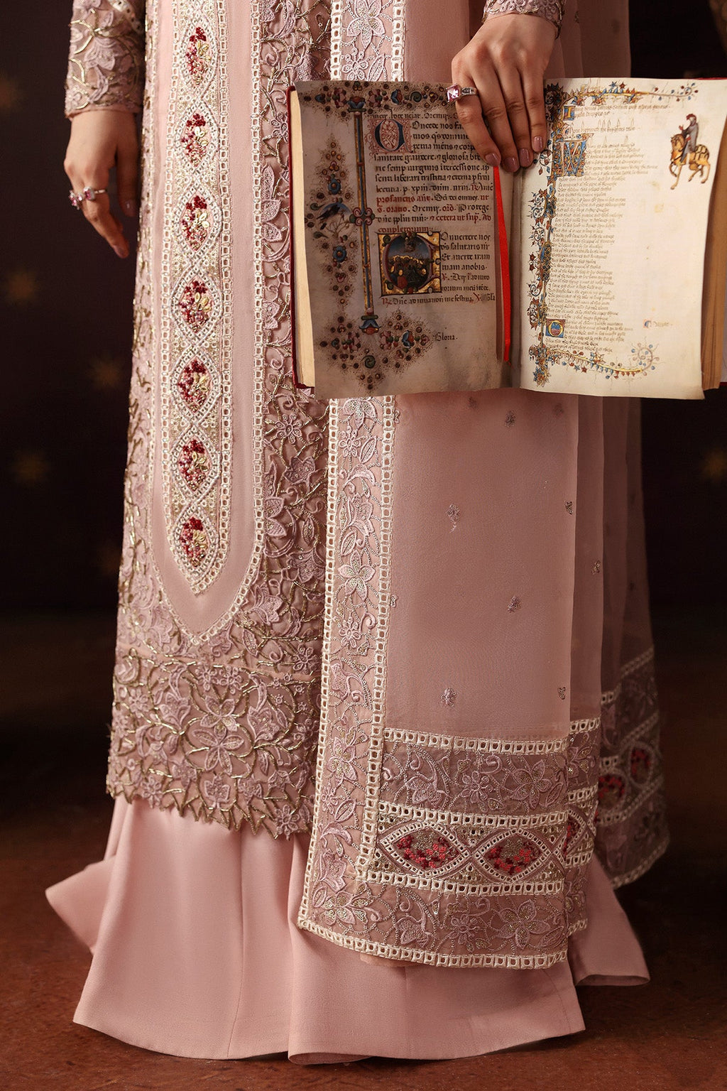 Hermit Premium Fabric Pakistani Formal Dresses - Afrozeh - 5
