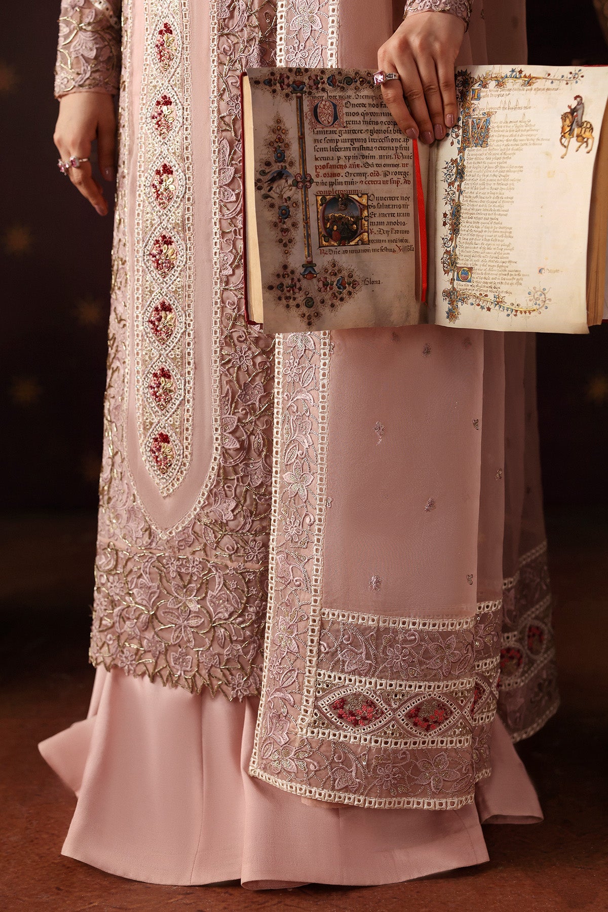 Hermit Premium Fabric Pakistani Formal Dresses - Afrozeh - 5