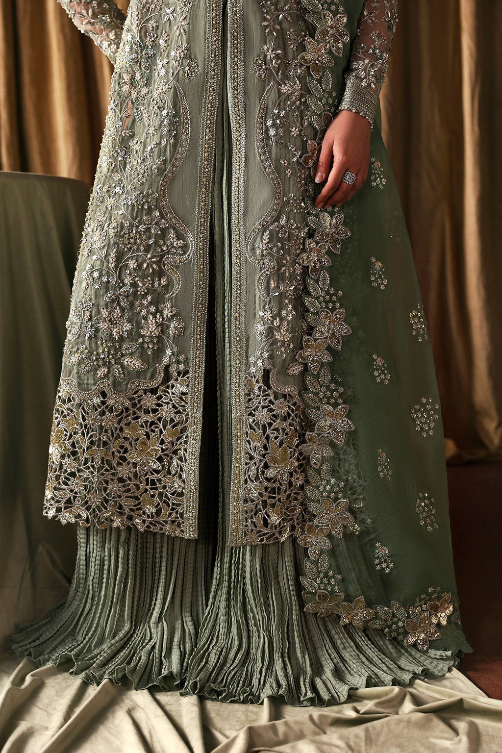 Fortune teller Premium Fabric Pakistani Formal Dresses - Afrozeh - 4