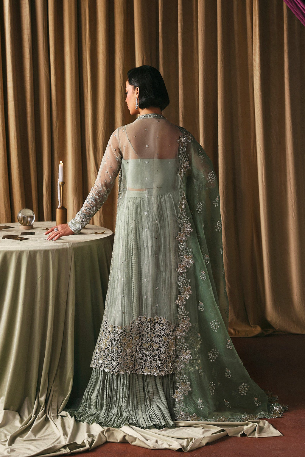 Fortune teller Premium Fabric Pakistani Formal Dresses - Afrozeh - 2
