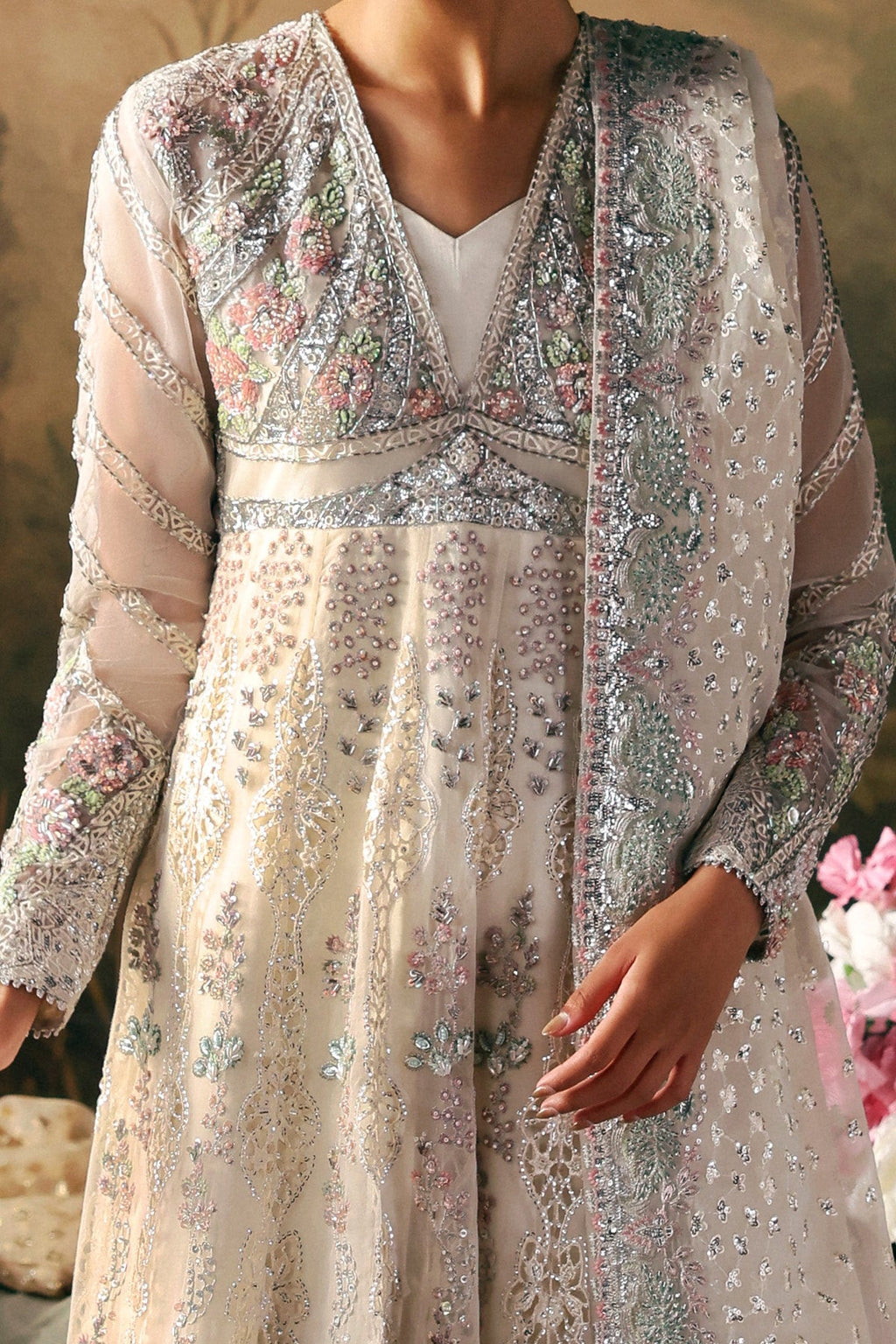 Queen Premium Fabric Pakistani Formal Dresses - Afrozeh - 4