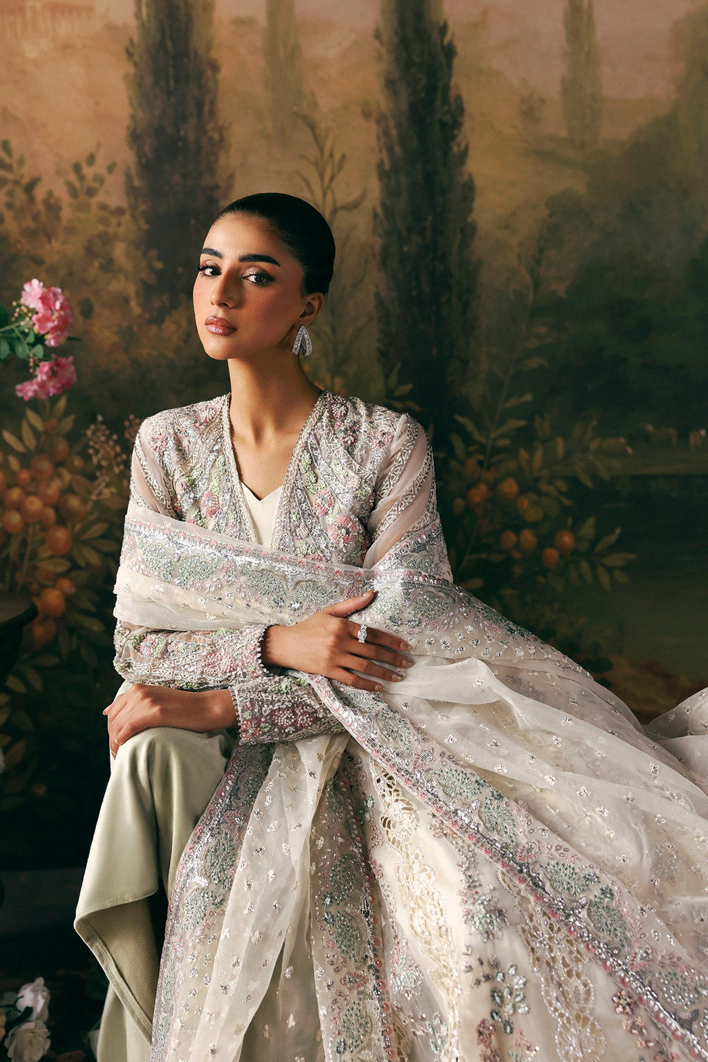Queen Premium Fabric Pakistani Formal Dresses - Afrozeh - 3