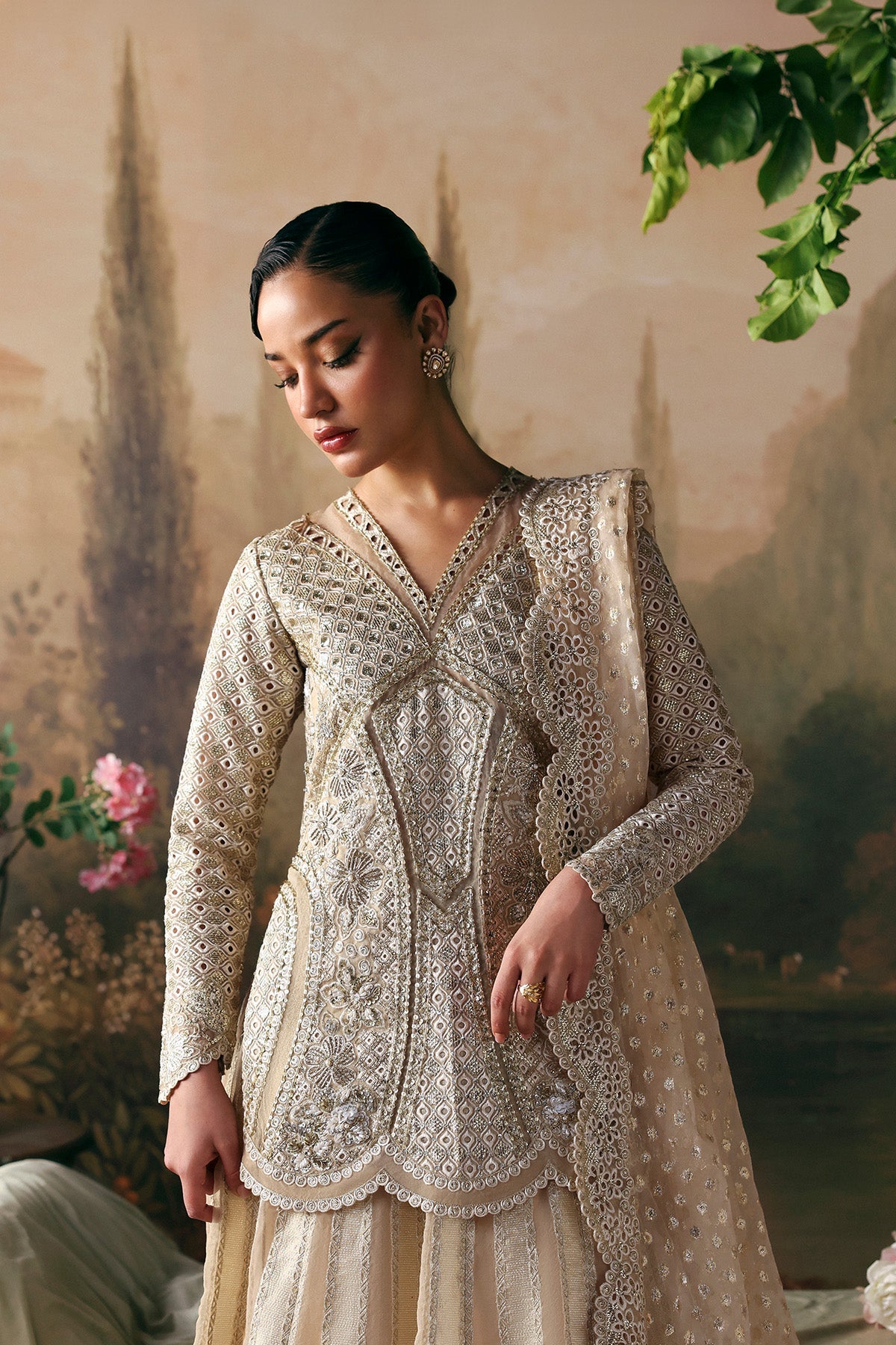 Emperor Premium Fabric Pakistani Formal Dresses - Afrozeh - 4