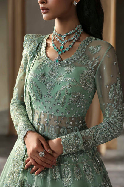Hayal Raw Silk Pakistani Formal Dresses - Akbar Aslam - 3