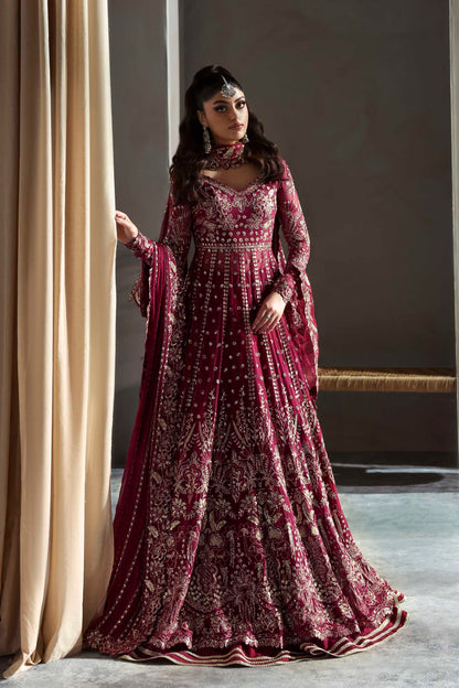 Mahroze Raw Silk Pakistani Formal Dresses - Akbar Aslam - 4