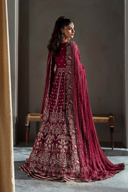 Mahroze Raw Silk Pakistani Formal Dresses - Akbar Aslam - 2