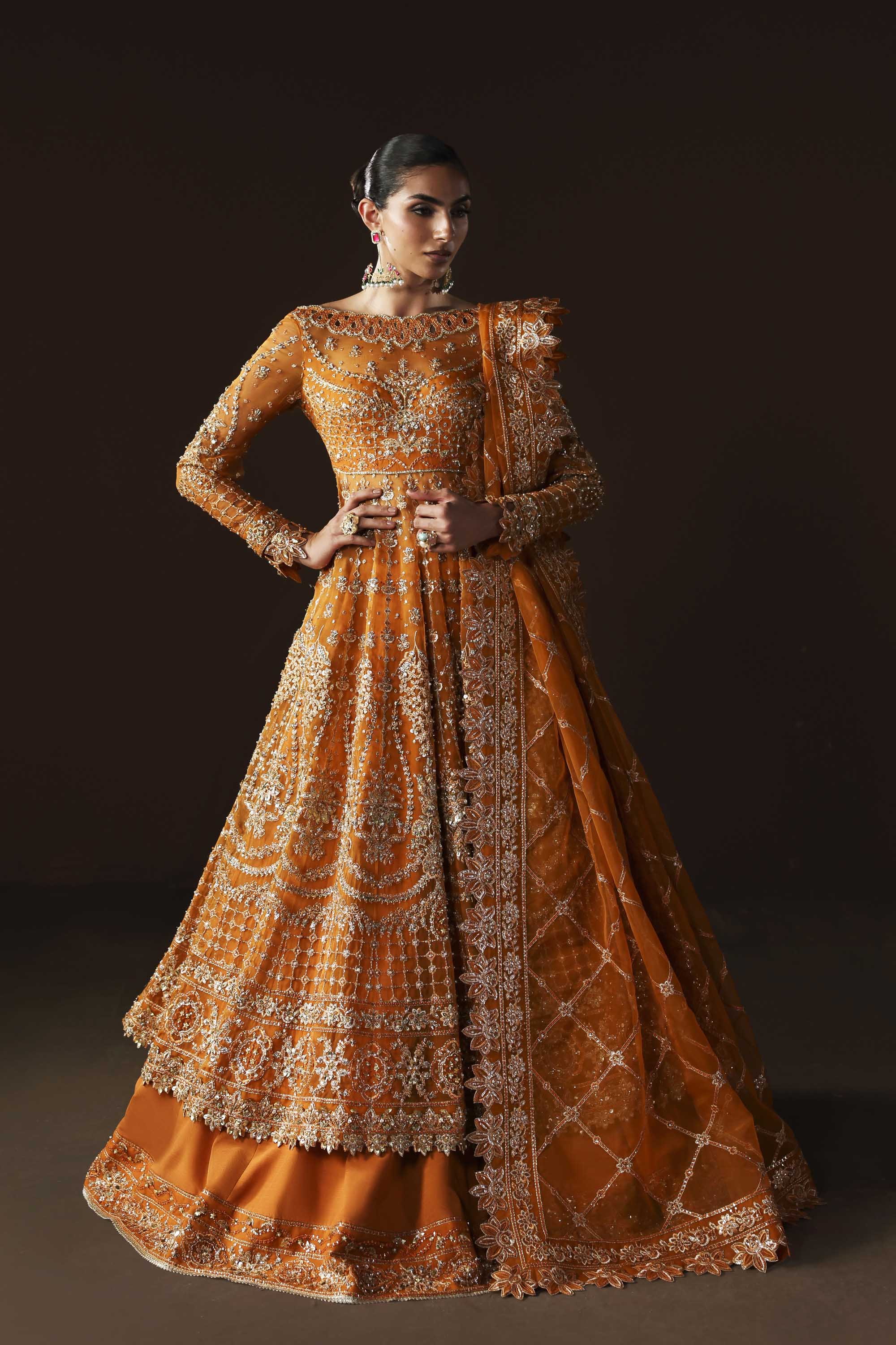 Muselet Pakistani Designer Dress