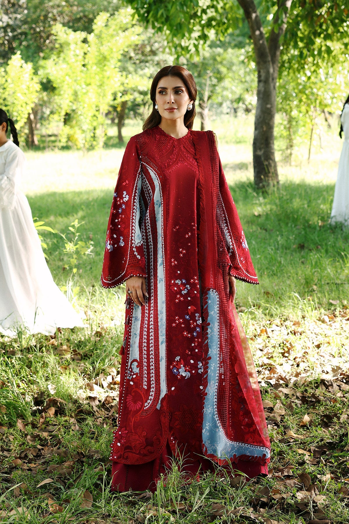 HALIA Organza Pakistani Summer Dresses - Afrozeh - 1
