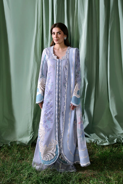 CHLORIS Organza Pakistani Summer Dresses - Afrozeh - 1