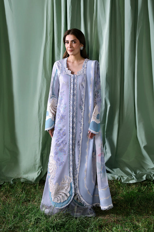 CHLORIS Organza Pakistani Summer Dresses - Afrozeh - 1