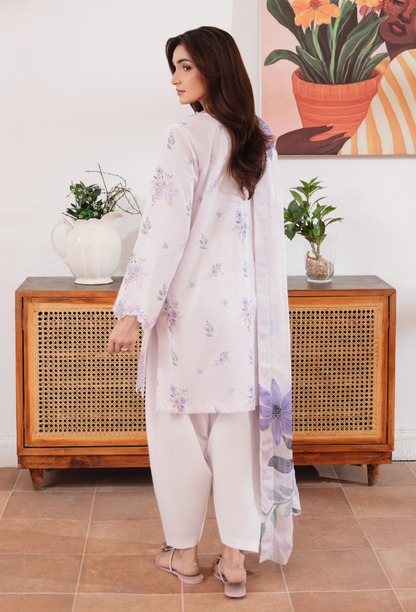 Summer Breeze'3- D04 Organza Pakistani Summer Dresses - Humdum - 2
