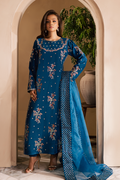 Shabnam Raw Silk Pakistani Formal Dresses - Emaan Adeel - 1
