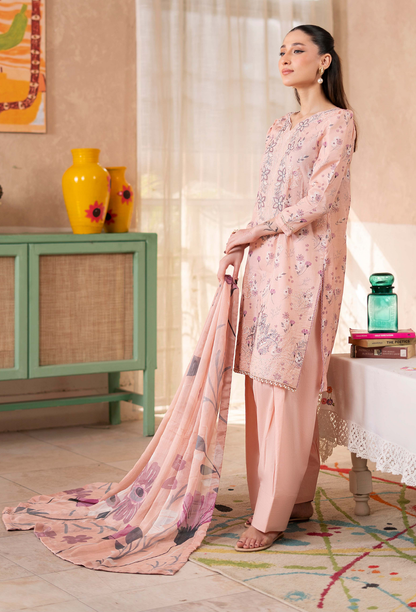 Kanwal - D01 Chiffon Pakistani Summer Dresses - Humdum - 3